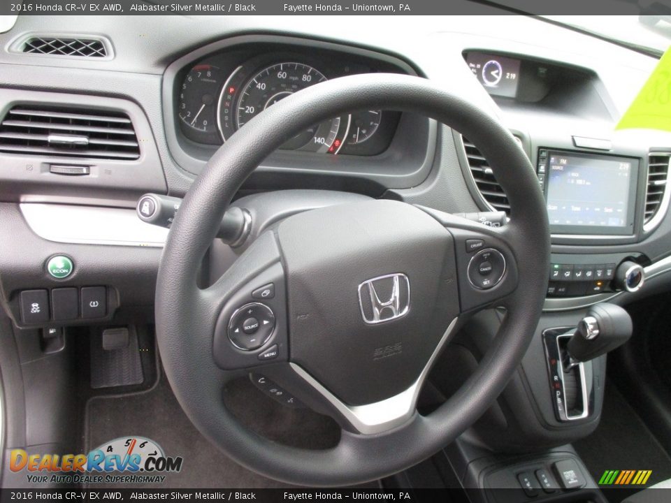 2016 Honda CR-V EX AWD Alabaster Silver Metallic / Black Photo #11