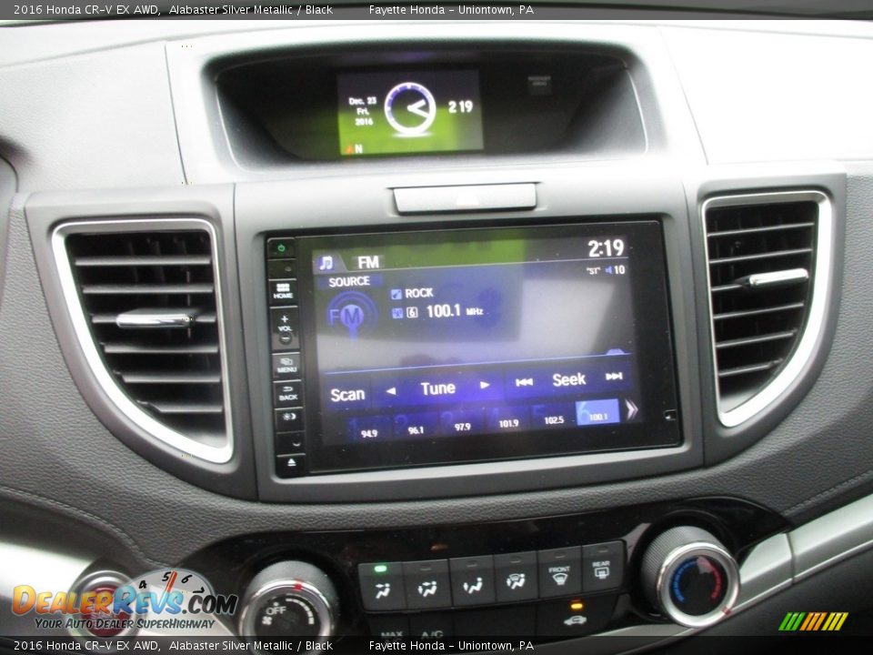 2016 Honda CR-V EX AWD Alabaster Silver Metallic / Black Photo #13
