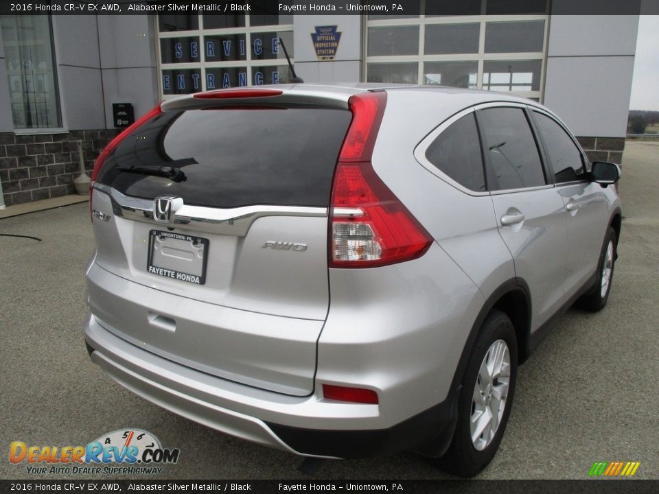 2016 Honda CR-V EX AWD Alabaster Silver Metallic / Black Photo #17