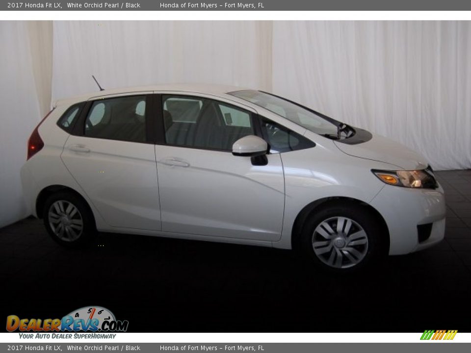 2017 Honda Fit LX White Orchid Pearl / Black Photo #4