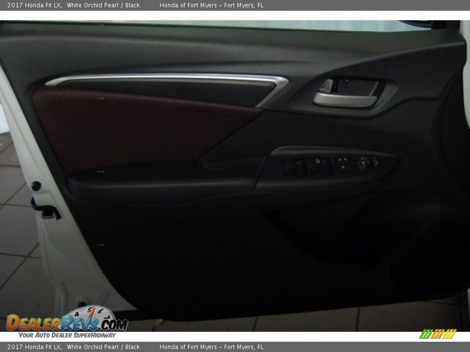 2017 Honda Fit LX White Orchid Pearl / Black Photo #8