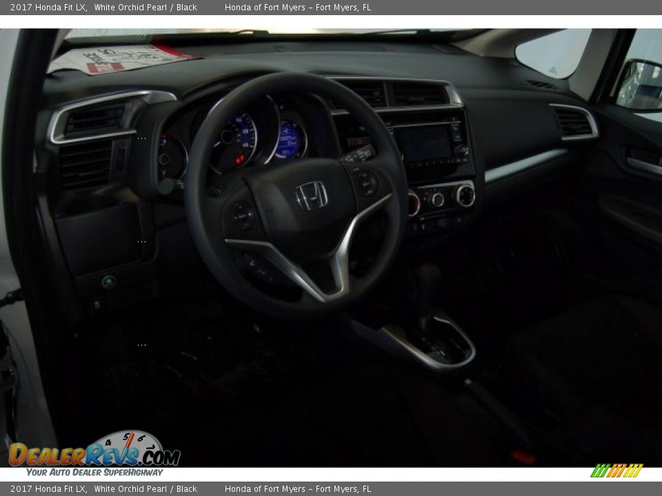 2017 Honda Fit LX White Orchid Pearl / Black Photo #9
