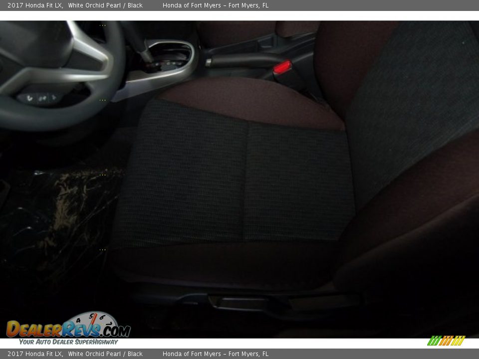 2017 Honda Fit LX White Orchid Pearl / Black Photo #10