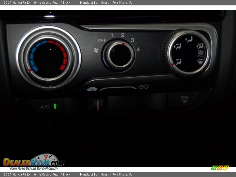 2017 Honda Fit LX White Orchid Pearl / Black Photo #12