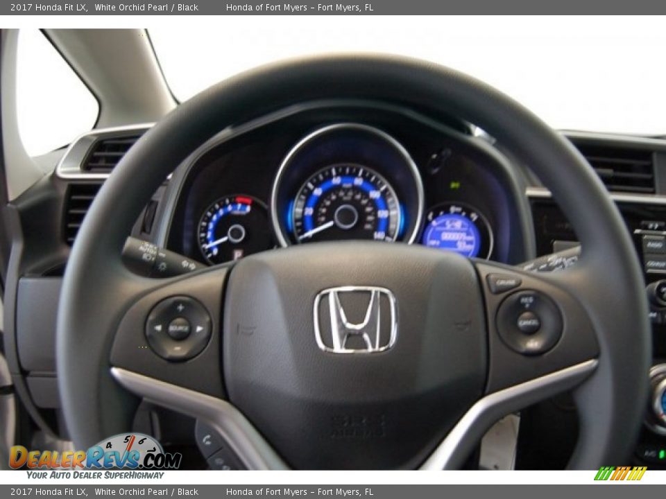 2017 Honda Fit LX White Orchid Pearl / Black Photo #14