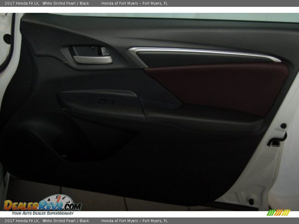 2017 Honda Fit LX White Orchid Pearl / Black Photo #21