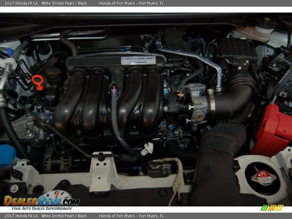 2017 Honda Fit LX White Orchid Pearl / Black Photo #23