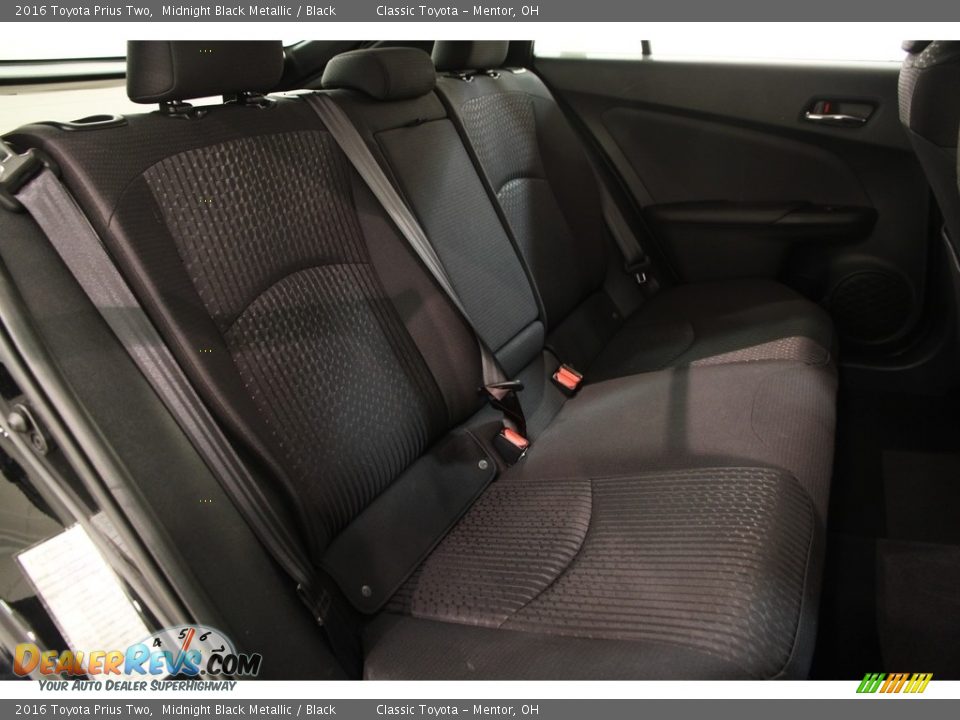 2016 Toyota Prius Two Midnight Black Metallic / Black Photo #15