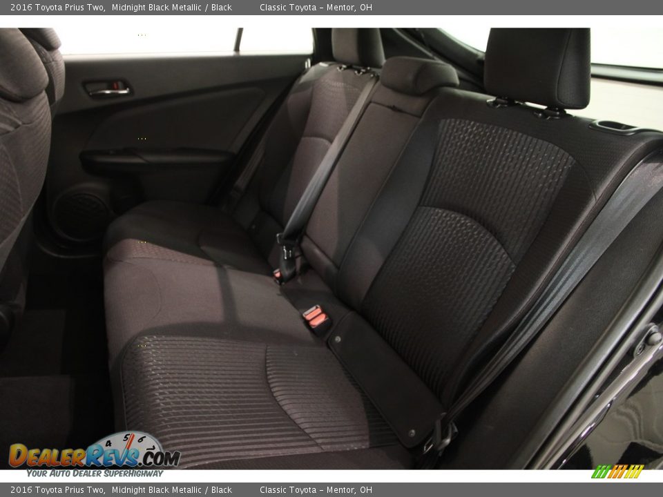 2016 Toyota Prius Two Midnight Black Metallic / Black Photo #16