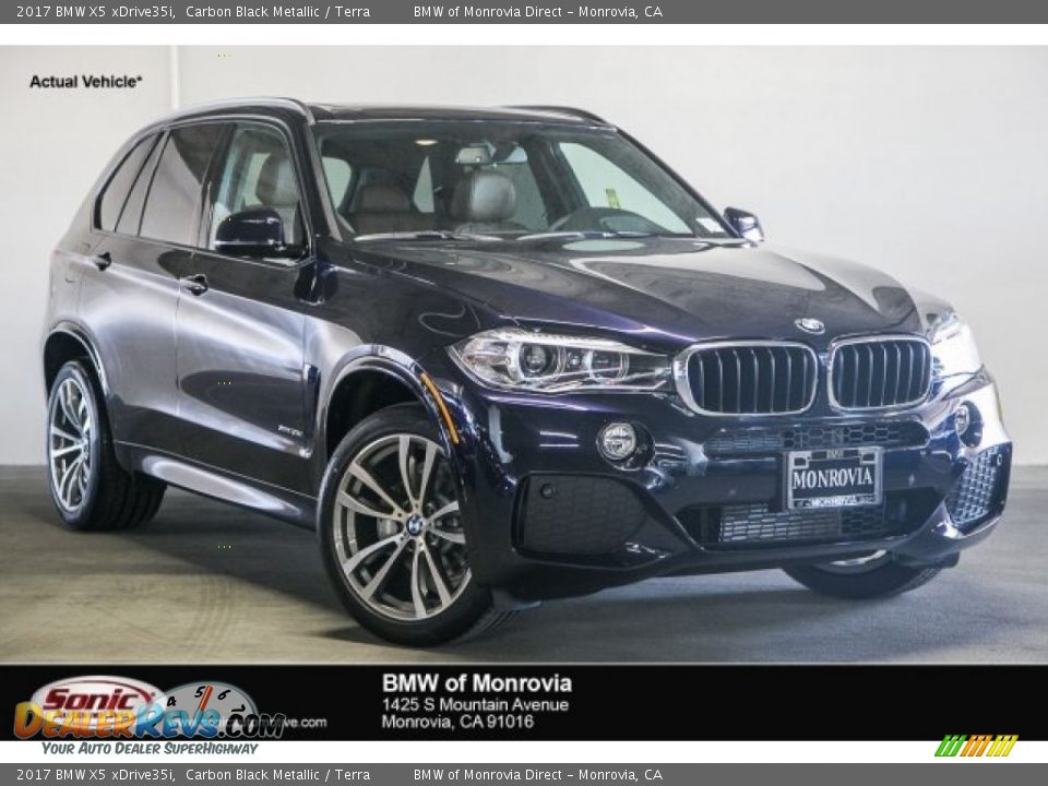 2017 BMW X5 xDrive35i Carbon Black Metallic / Terra Photo #1