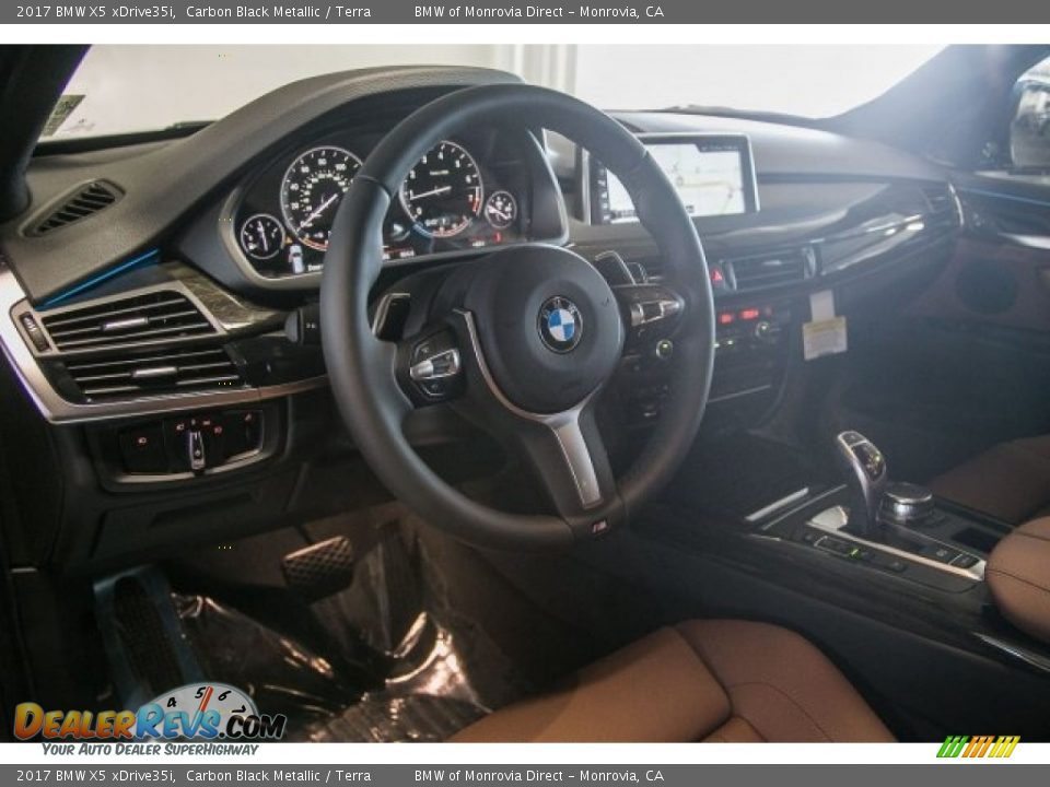 2017 BMW X5 xDrive35i Carbon Black Metallic / Terra Photo #6