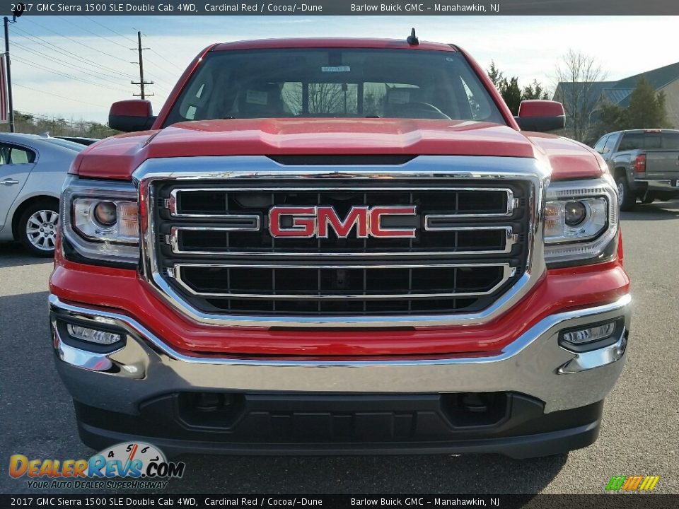 2017 GMC Sierra 1500 SLE Double Cab 4WD Cardinal Red / Cocoa/­Dune Photo #2