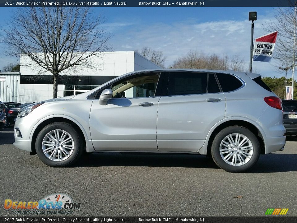 Galaxy Silver Metallic 2017 Buick Envision Preferred Photo #3