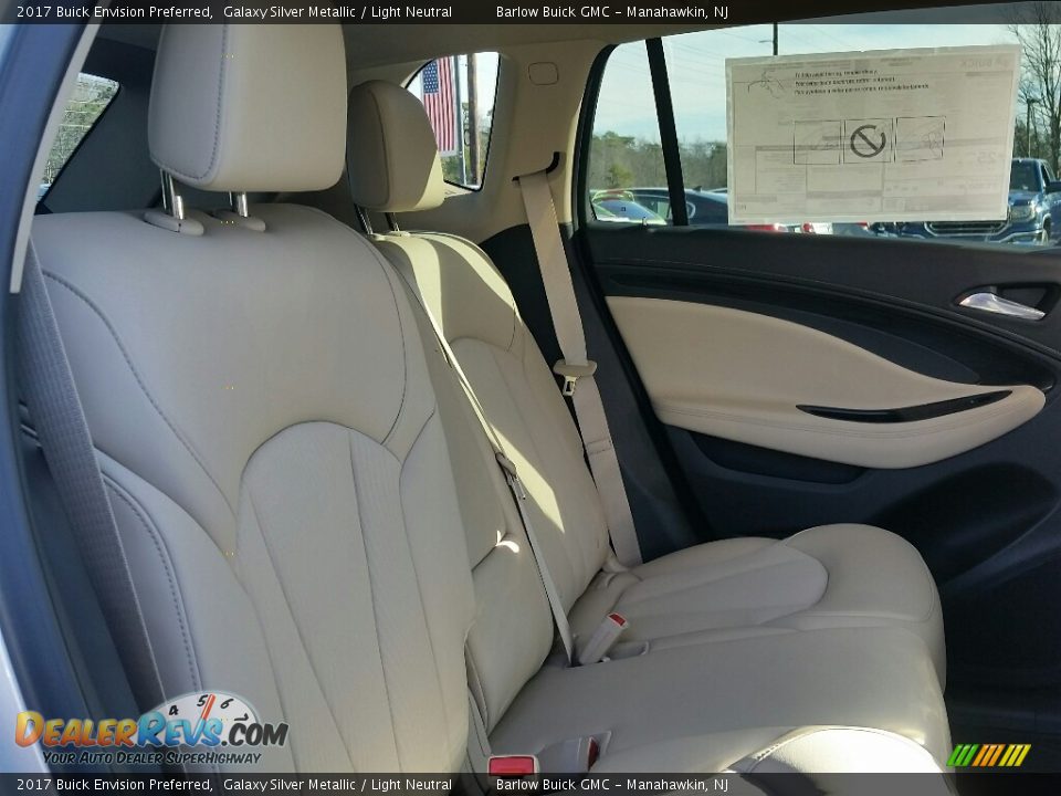 2017 Buick Envision Preferred Galaxy Silver Metallic / Light Neutral Photo #6