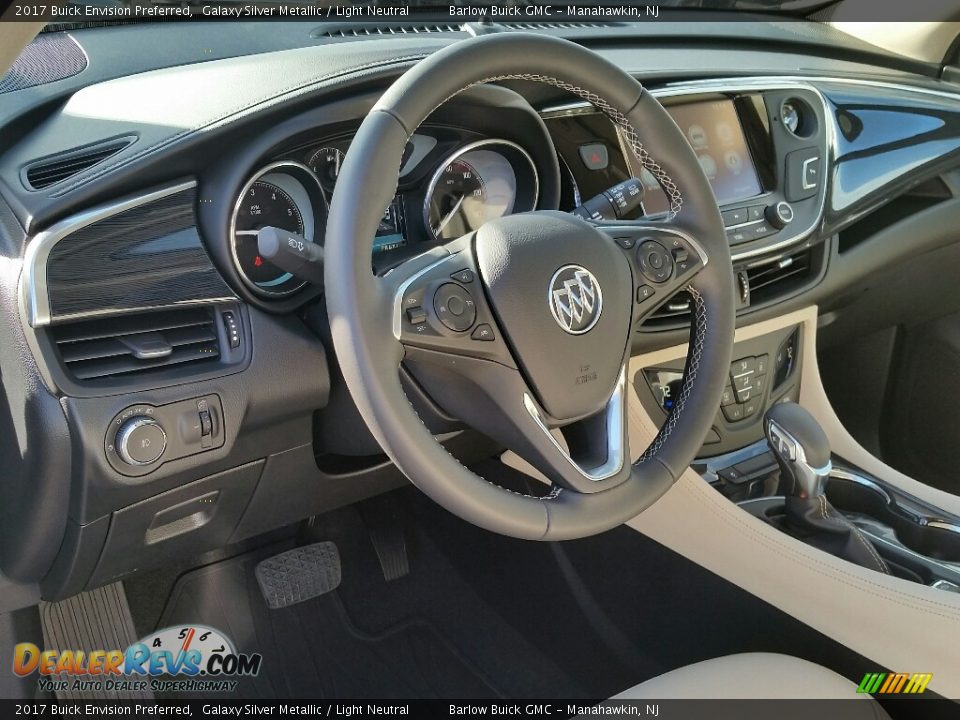 2017 Buick Envision Preferred Galaxy Silver Metallic / Light Neutral Photo #7