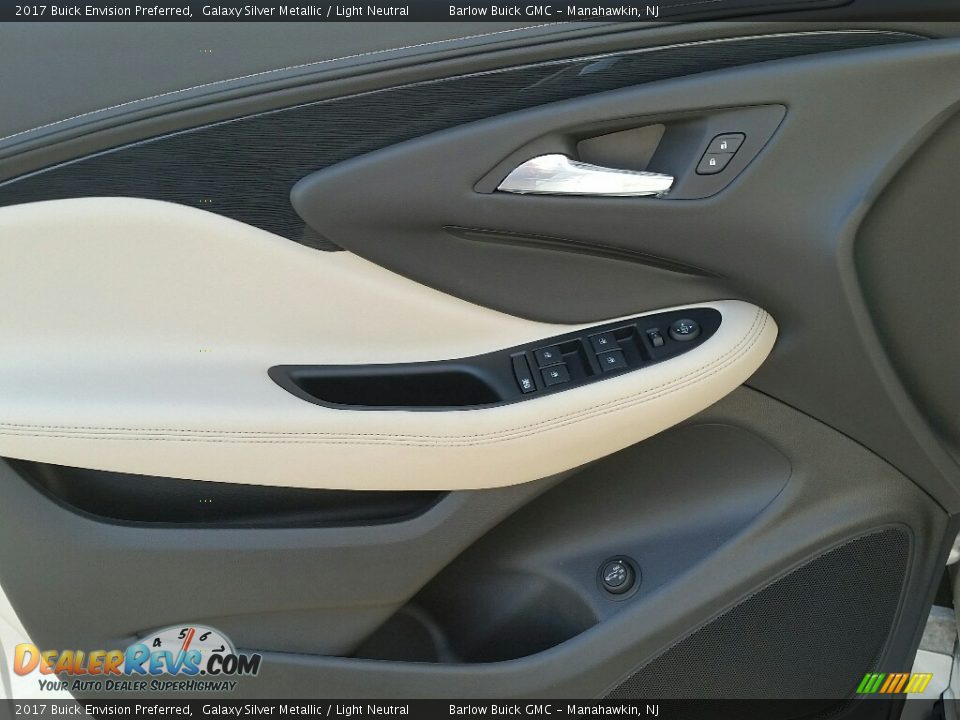 2017 Buick Envision Preferred Galaxy Silver Metallic / Light Neutral Photo #8