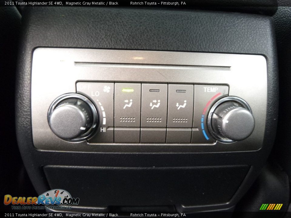 2011 Toyota Highlander SE 4WD Magnetic Gray Metallic / Black Photo #16