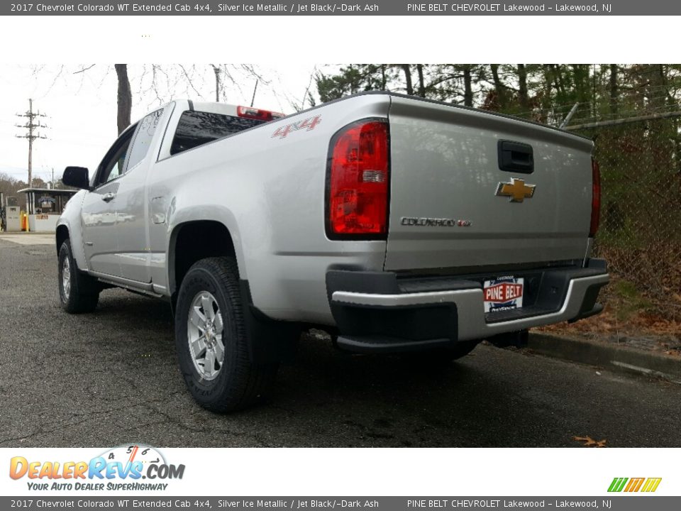 2017 Chevrolet Colorado WT Extended Cab 4x4 Silver Ice Metallic / Jet Black/­Dark Ash Photo #4