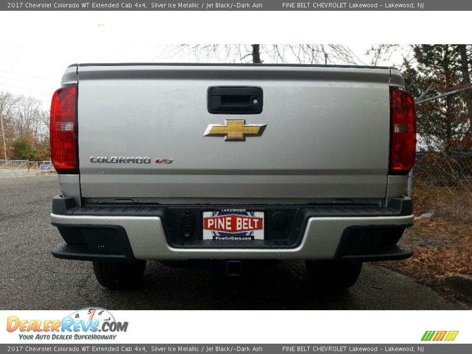 2017 Chevrolet Colorado WT Extended Cab 4x4 Silver Ice Metallic / Jet Black/­Dark Ash Photo #5