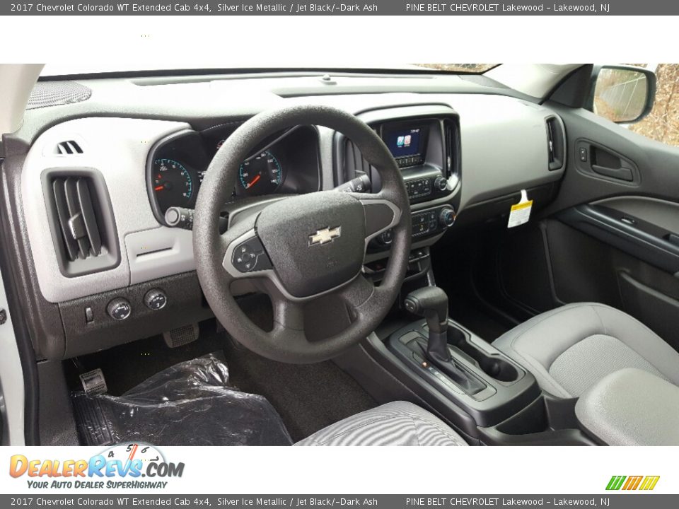 2017 Chevrolet Colorado WT Extended Cab 4x4 Silver Ice Metallic / Jet Black/­Dark Ash Photo #9