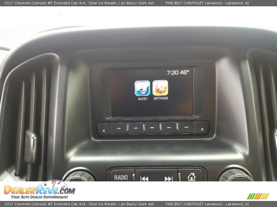 2017 Chevrolet Colorado WT Extended Cab 4x4 Silver Ice Metallic / Jet Black/­Dark Ash Photo #10