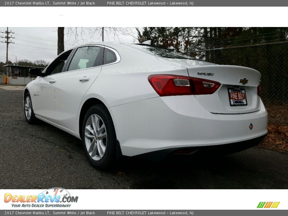 2017 Chevrolet Malibu LT Summit White / Jet Black Photo #4