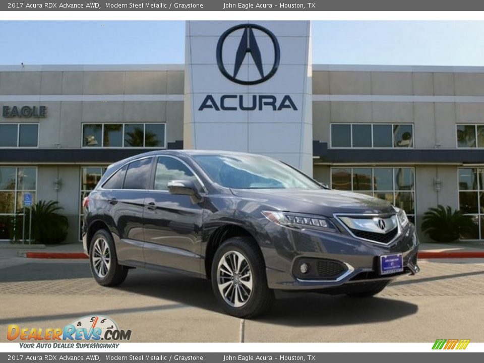 2017 Acura RDX Advance AWD Modern Steel Metallic / Graystone Photo #1