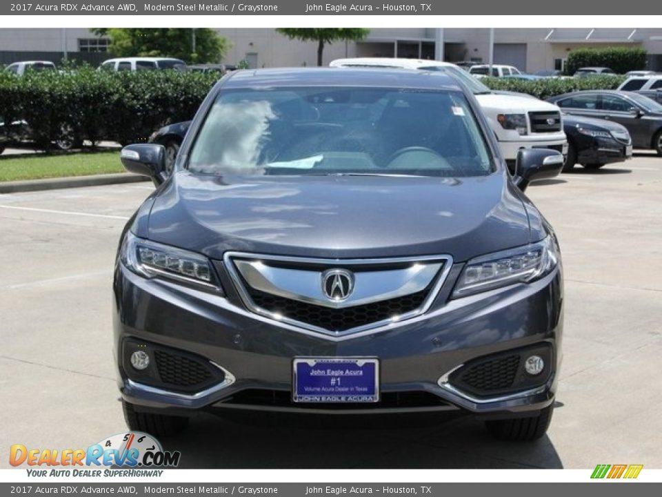 2017 Acura RDX Advance AWD Modern Steel Metallic / Graystone Photo #2