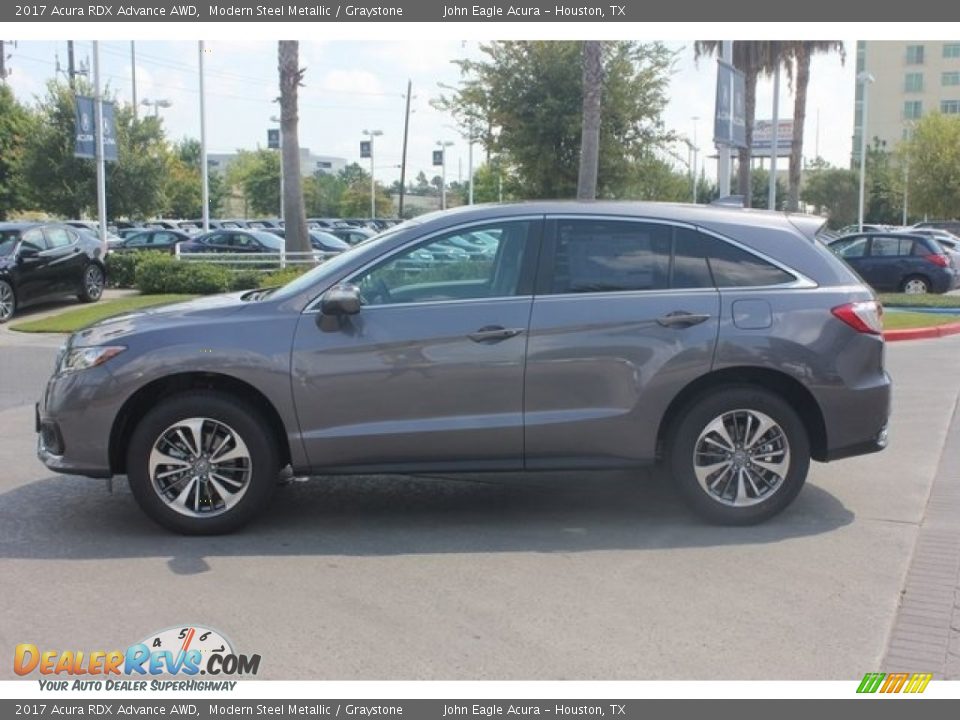 2017 Acura RDX Advance AWD Modern Steel Metallic / Graystone Photo #4