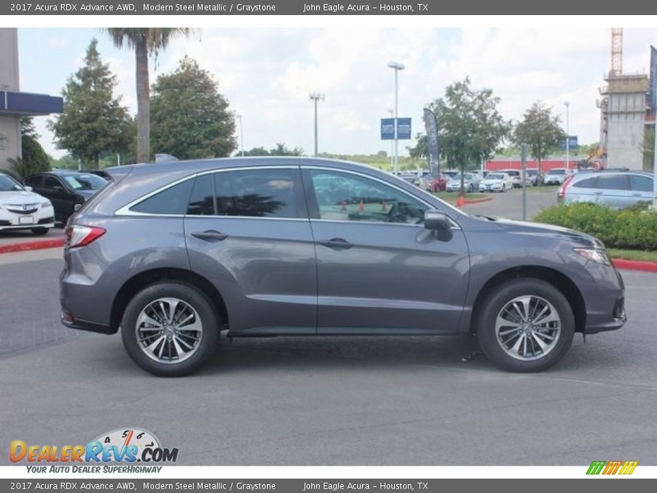 2017 Acura RDX Advance AWD Modern Steel Metallic / Graystone Photo #8