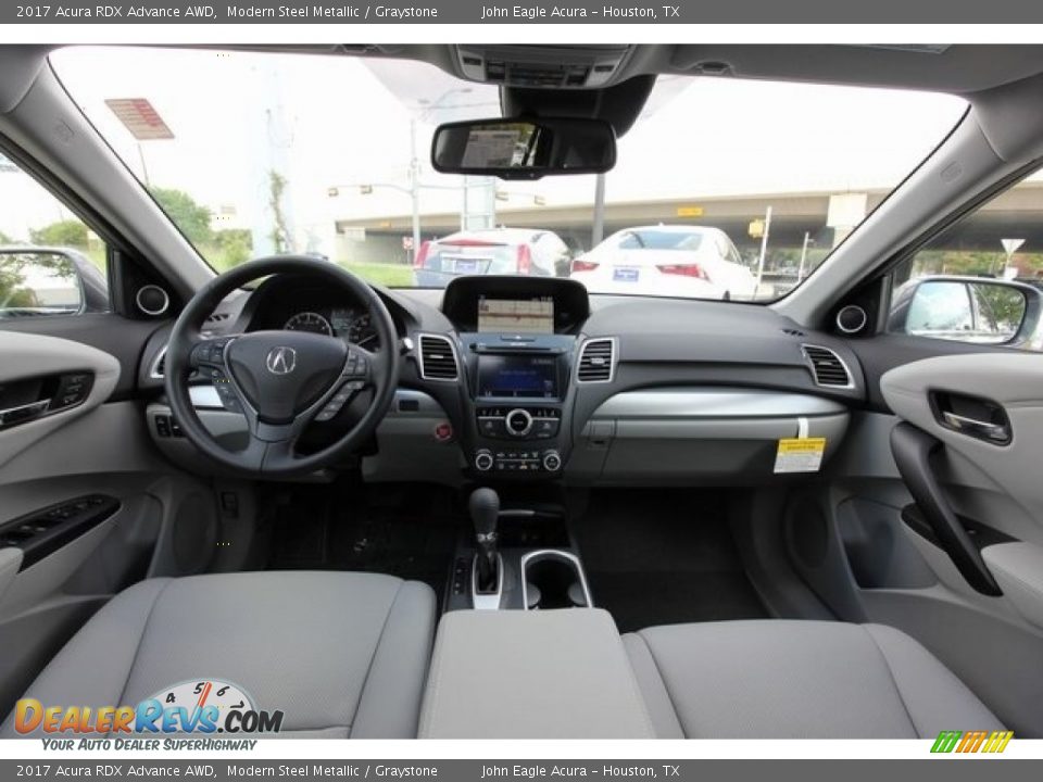 2017 Acura RDX Advance AWD Modern Steel Metallic / Graystone Photo #9