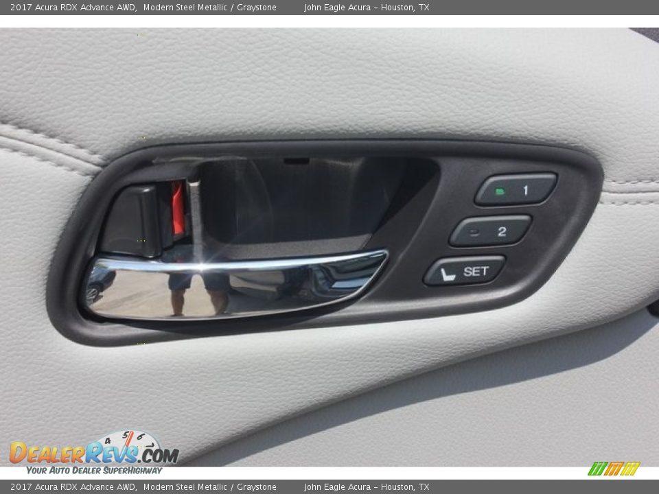 2017 Acura RDX Advance AWD Modern Steel Metallic / Graystone Photo #16