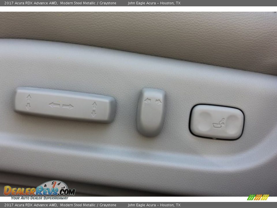 2017 Acura RDX Advance AWD Modern Steel Metallic / Graystone Photo #17