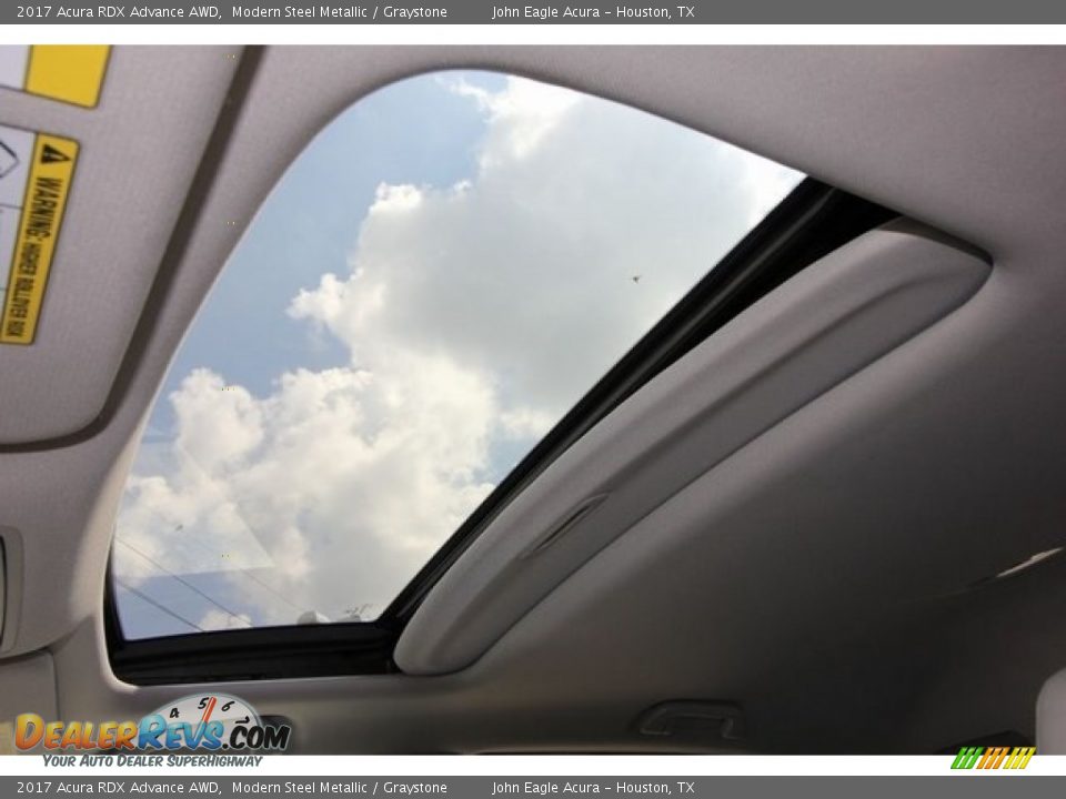2017 Acura RDX Advance AWD Modern Steel Metallic / Graystone Photo #18