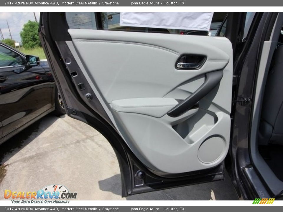 2017 Acura RDX Advance AWD Modern Steel Metallic / Graystone Photo #21