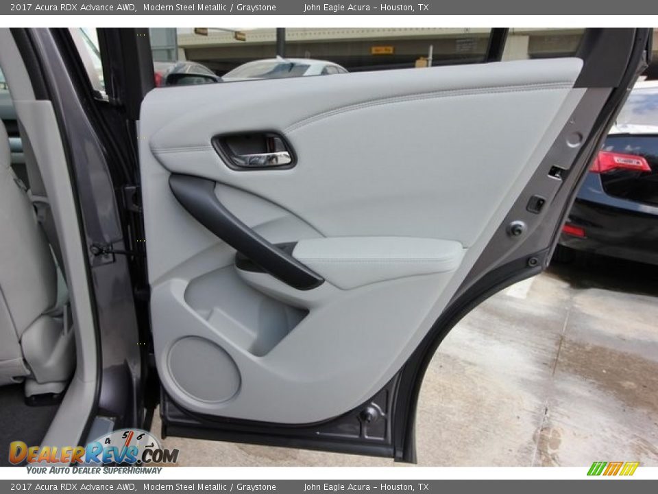 2017 Acura RDX Advance AWD Modern Steel Metallic / Graystone Photo #25