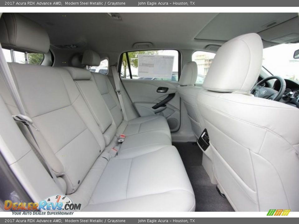 2017 Acura RDX Advance AWD Modern Steel Metallic / Graystone Photo #26