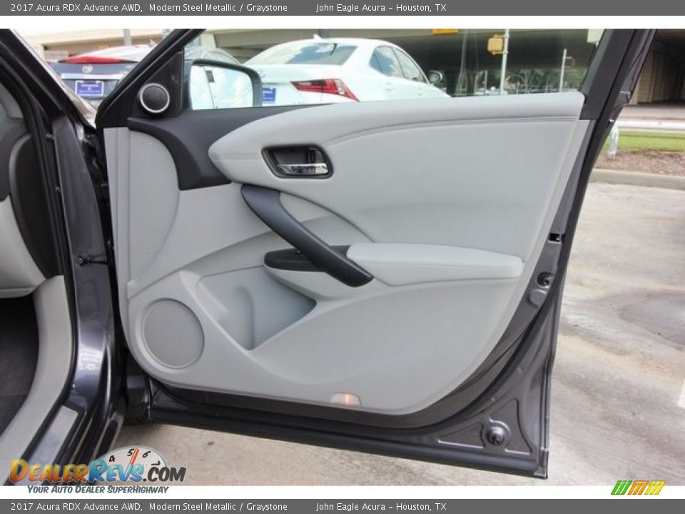 2017 Acura RDX Advance AWD Modern Steel Metallic / Graystone Photo #27
