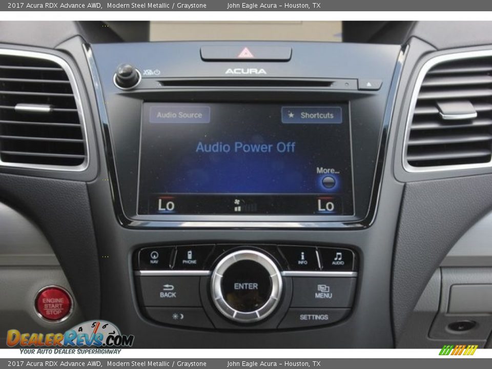 2017 Acura RDX Advance AWD Modern Steel Metallic / Graystone Photo #34