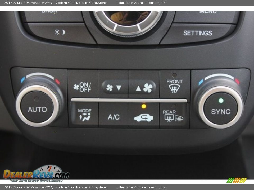 2017 Acura RDX Advance AWD Modern Steel Metallic / Graystone Photo #35