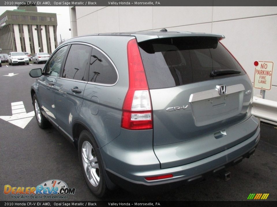 2010 Honda CR-V EX AWD Opal Sage Metallic / Black Photo #4