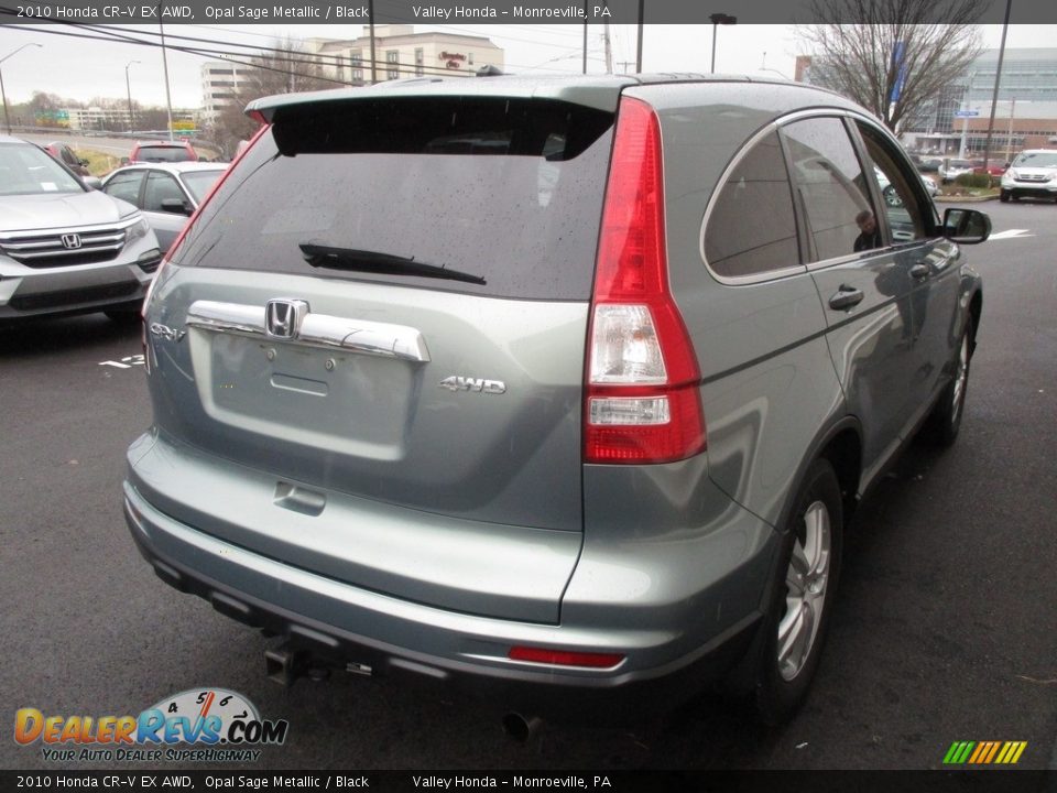 2010 Honda CR-V EX AWD Opal Sage Metallic / Black Photo #6