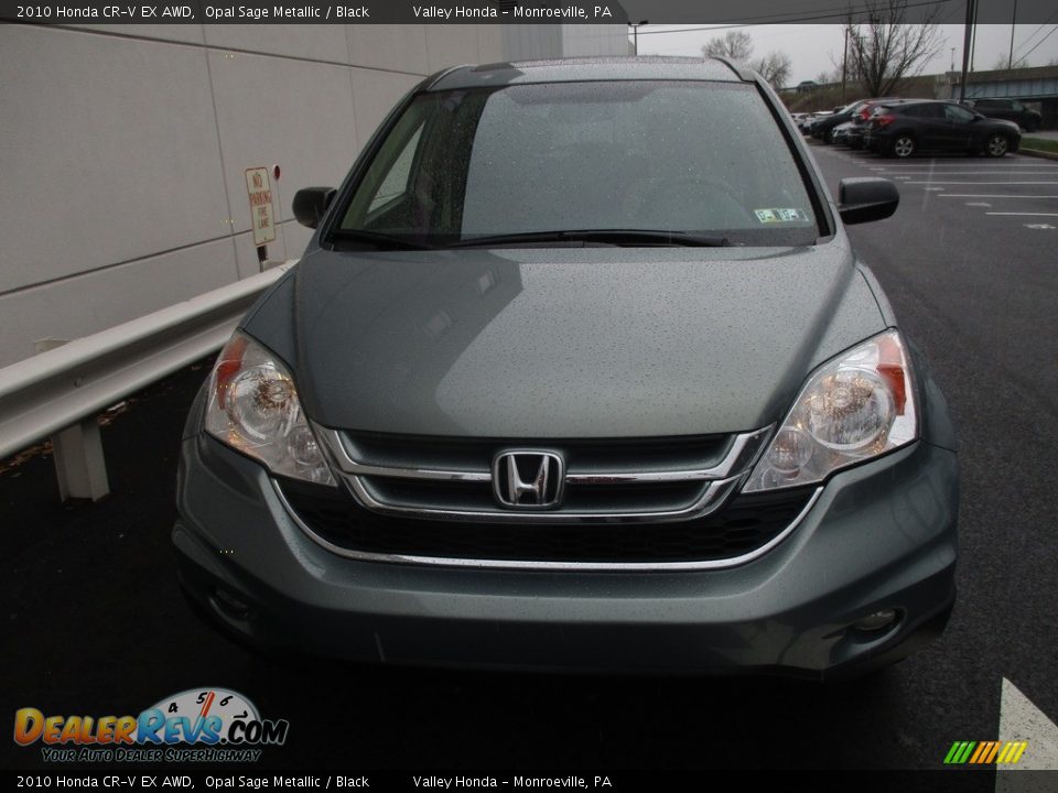2010 Honda CR-V EX AWD Opal Sage Metallic / Black Photo #8