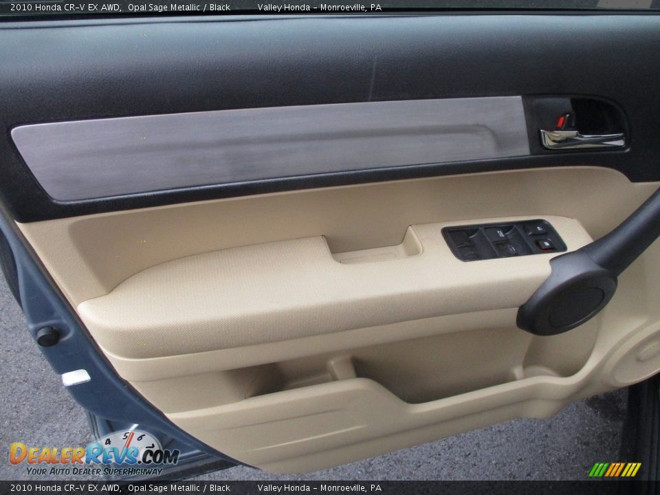 2010 Honda CR-V EX AWD Opal Sage Metallic / Black Photo #10