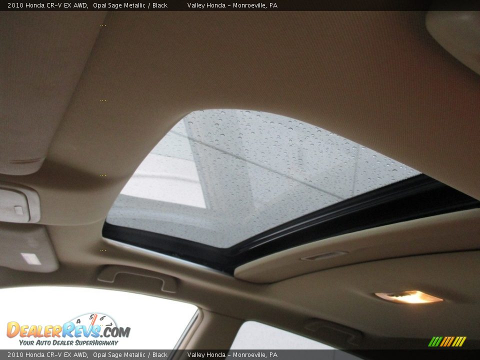 2010 Honda CR-V EX AWD Opal Sage Metallic / Black Photo #11