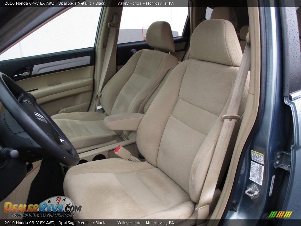 2010 Honda CR-V EX AWD Opal Sage Metallic / Black Photo #12