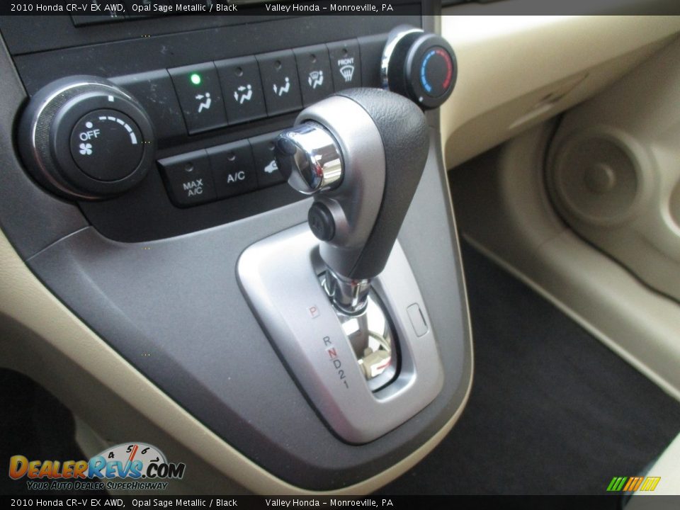 2010 Honda CR-V EX AWD Opal Sage Metallic / Black Photo #16