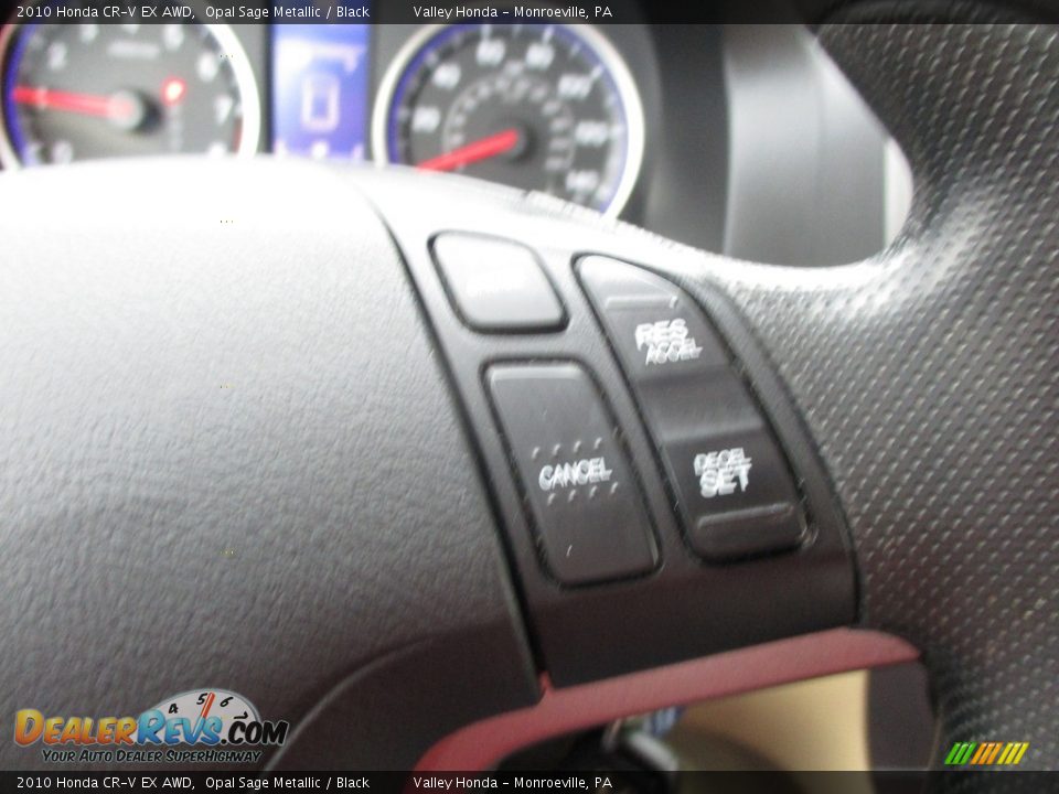 2010 Honda CR-V EX AWD Opal Sage Metallic / Black Photo #17