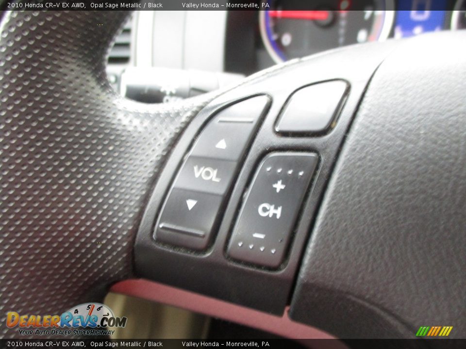 2010 Honda CR-V EX AWD Opal Sage Metallic / Black Photo #18