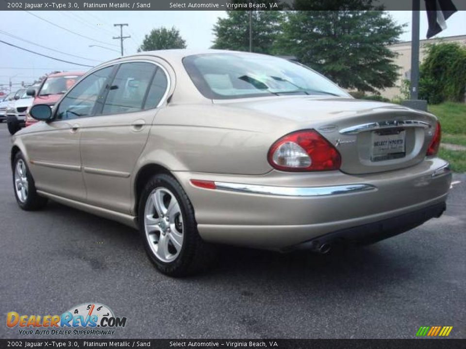 2002 Jaguar X-Type 3.0 Platinum Metallic / Sand Photo #4